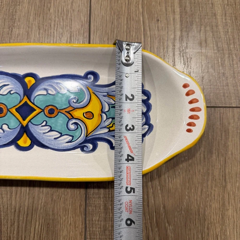 Deruta ceramica nova Colorful Ceramic Serving Platter - Picture 3 of 5